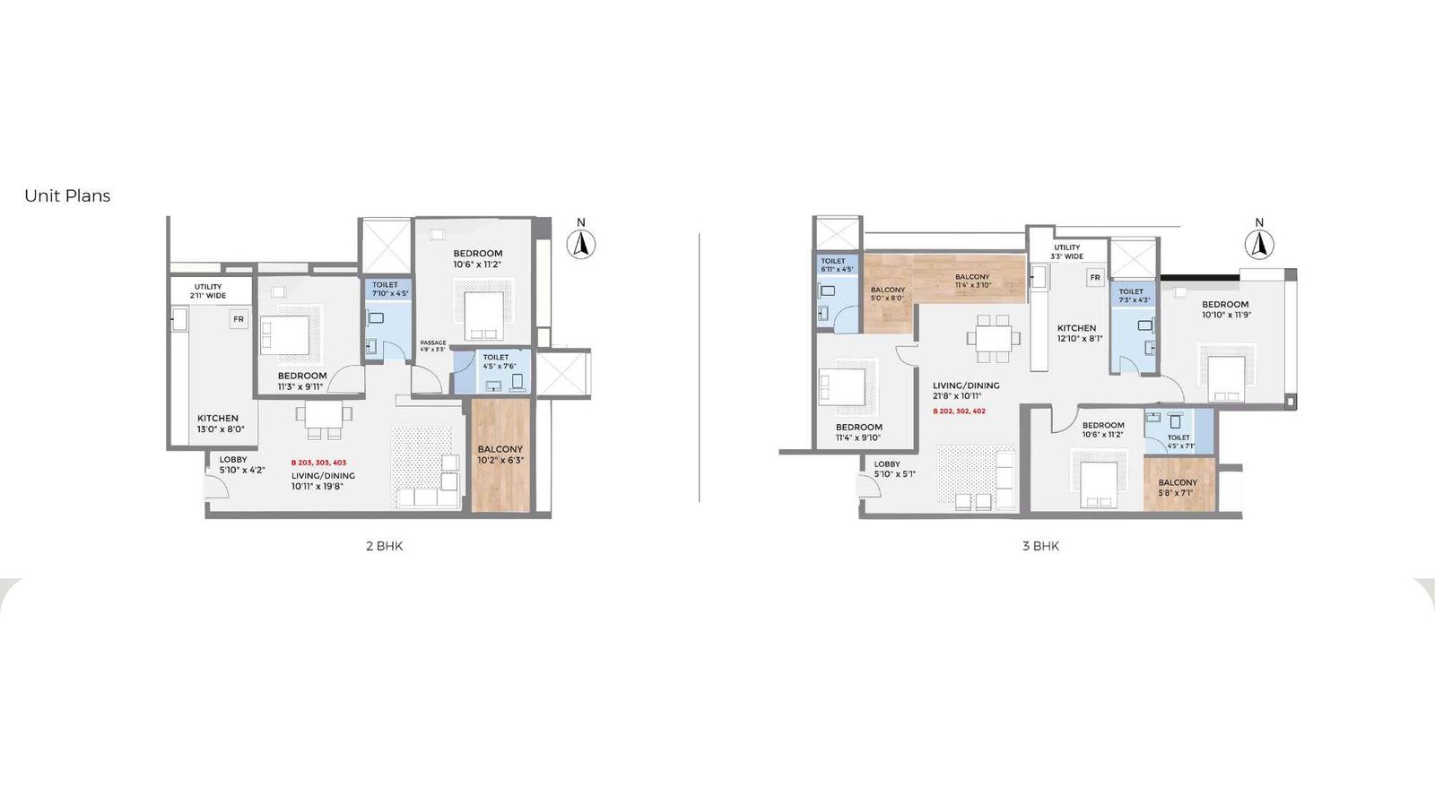 Reden-Vantaara-Floor-Plan-2-&-3-BHK